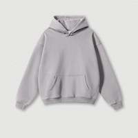 Sweat à capuche épais en molleton pour homme, coupe oversize, style streetwear, lavable en machine, résistant au séchage en machine, anti-rétrécissement, anti-décoloration