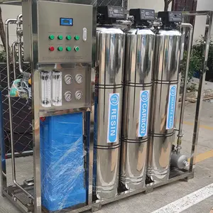 Ro su buz yapma makinesi planta de agua karbon su filtresi ters osmoz su maquina expendedora purificadora de agua