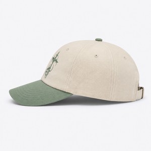 Custom Logo Flat Embroidery 6 <b>Waterproof</b> <b>Cap</b> Water Repellent Vintage Adjustable Unisex Sports Hat Leaf Design Wholesale Supplier - Product Image 4