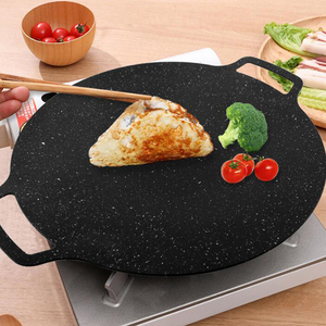 <span class=keywords><strong>Poêle</strong></span> à griller en fonte KZR, best-seller, <span class=keywords><strong>antiadhésive</strong></span>, ronde, pour le camping en plein air, pour la cuisson au barbecue - Product Image 4