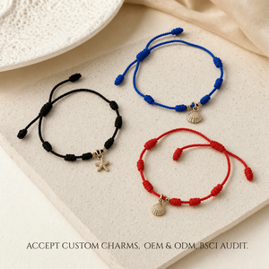 Braccialetto Intrecciato con Charm <span class=keywords><strong>Nazar</strong></span> Personalizzato OEM BSCI, Amuleto di Protezione Contro il Malocchio Blu, Bracciale Portafortuna Unisex - Product Image 4