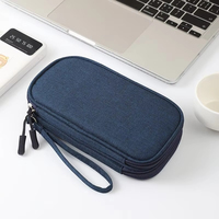 Sac de rangement portable pour câbles de données avec logo personnalisé, pochette de voyage, protecteur de chargeur, accessoires électroniques, sac de rangement numérique