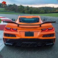 Kit carrosserie de style Z06 avec spoiler pour Chevrolet Corvette C8, mise à niveau en fibre de carbone, ensemble complet, taux de rachat élevé, kit carrosserie