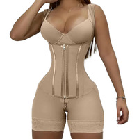 Moldeador de cuerpo posoperatorio de etapa 2-3 para mujeres colombianas 13 huesos de acero Control de barriga y moldeadoras BBL Moldeadoras
