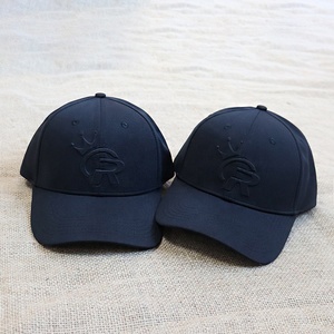 Servizio OEM/ODM Cappello a 6 Pannelli Personalizzato di Qualità con Logo in Rilievo Classico Nero Moda Uomo Donna Cappelli da Baseball Sportivi - Product Image 2