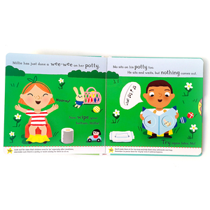 Bán buôn các tông nâng nắp sách pop-up đẩy kéo trượt cuốn Sách bìa cứng bé bộ nhớ in ấn cuốn sách - Product Image 4