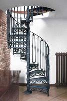 Escalier en colimaçon flottant Prima, personnalisé, invisible, à haute capacité de charge, pour villa moderne, loft, escalier en colimaçon flottant