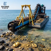 CY-SHINING Alat Keruk Rantai Tugas Berat dengan Lambung Modular untuk Pembersihan Saluran Sungai dan Ekstraksi Pasir