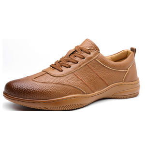 Chaussures en cuir décontractées pour hommes 2026, style coréen, perforées, ajourées, respirantes, pour le travail et les trajets quotidiens - Product Image 5