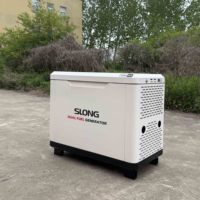 E.SLONG Générateur de secours domestique super silencieux 17KW/18KW Fréquence 50Hz alimentée au gaz