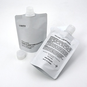 Pochette souple à bec verseur <span class=keywords><strong>de</strong></span> haute qualité, 90 ml (3 oz), pour détergent semi-liquide, shampoing et gel douche, avec impression numérique en gravure, finition mate - Product Image 3