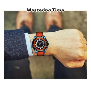 Reloj FORSINING FSG8279 de Alta Gama para Hombre, Reloj Automático de Moda, Resistente al Agua, Mecánico, con Correa de Lona Naranja - Product Image 6