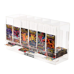 Support de Présentation en Acrylique à 6 Compartiments pour Boosters de Cartes à Collectionner – Idéal pour Pokémon, Yu-Gi-Oh, MTG, Sports TCG – Présentoir de Comptoir pour Packs de Vente au Détail - Product Image 5