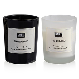 Vela de Lujo Personalizada de 15 Horas, Etiqueta Privada, Frasco de Vidrio Negro Mate, Velas Aromáticas de Cera de Soja - Product Image 6