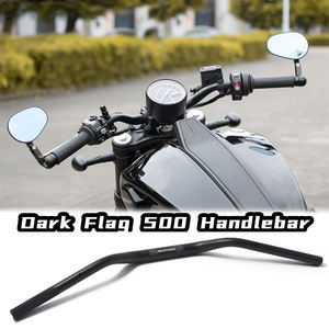 BENDA <span class=keywords><strong>500</strong></span> guidon en alliage d'aluminium CNC antirouille drapeau foncé pour les commandes de <span class=keywords><strong>moto</strong></span> Scooter et <span class=keywords><strong>moto</strong></span> rétro - Product Image 2