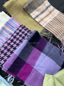 2025 New Arrival Winter Fall Winter Outdoor Warm Wraps Light <b>Blanket</b> <b>Scarf</b>,Plaid <b>Scarves</b> Shawls With Tassels for Woman - Product Image 2