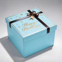 Boîte d'emballage personnalisée haut de gamme pour les coffrets cadeaux de marque, les organisateurs de fêtes et les boutiques de cadeaux au détail
