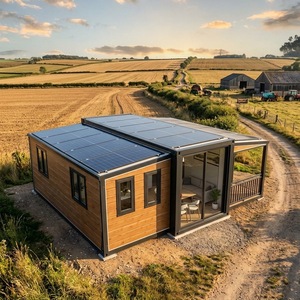 Maison préfabriquée moderne de 30 pieds, alimentée à l'énergie solaire, petite maison conteneur extensible pour complexe hôtelier <span class=keywords><strong>RayZen</strong></span> - Product Image 1