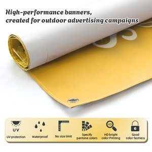 Tùy chỉnh in ấn xách tay frontlit <span class=keywords><strong>PVC</strong></span> Flex Vinyl biểu ngữ CuộN quảng cáo thăng hoa lưới Vinyl biểu ngữ - Product Image 2