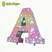 Lettres lumineuses LED RGB personnalisées XDsign Starry Sky, 3D, étanches, pour extérieur, signalétique, contrôlées par Bluetooth, certifiées CE, publicité