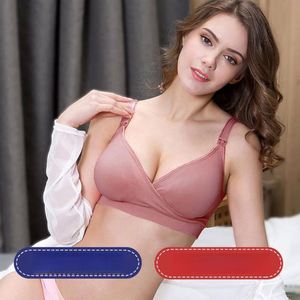 <span class=keywords><strong>Sujetador</strong></span> de Maternidad Ajustable para Mujer, Transpirable, de Punto Sólido, con Broches Delanteros, Sin Varillas, para <span class=keywords><strong>Lactancia</strong></span> y Deporte - Product Image 3