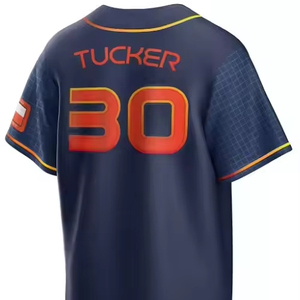 Maillots de baseball vintage personnalisés, impression par sublimation, respirants, séchage rapide, grandes tailles, uniformes robustes, numérotés et cousus - Product Image 1