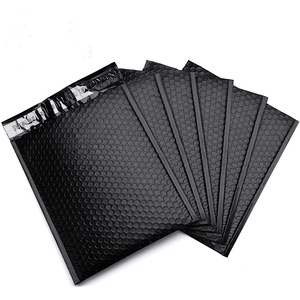 Sinh Thái Thân Thiện Pla Phân Hủy Sinh Học Poly Gửi Thư Vận Chuyển Bao Bì Túi Tùy Chỉnh In Matte Đen Bong Bóng Bưu Phẩm Đệm Phong Bì - Product Image 6
