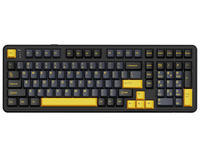 Clavier de jeu sans fil X98 RGB rétroéclairé 2,4 GHz avec interface USB, touches entièrement programmables et interrupteurs mécaniques, 102 touches