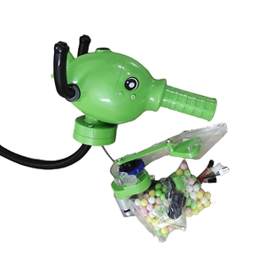 Macchina da videogiochi arcade per tiro a gettoni per console di gioco per città, sparatutto in verde - Product Image 5