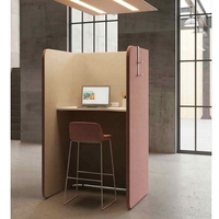 Cabine de bureau portable en promotion, petite cabine téléphonique, espace de travail privé, modules de bureau amovibles, facile à installer