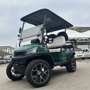 Precio de fábrica 4 ruedas motrices 4 asientos 3.5KW Sightseeing Club Cart Carros de golf eléctricos - Product Image 1
