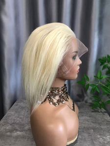 <span class=keywords><strong>Parrucca</strong></span> CF130 Full Lace per Trecce Biondo 613 #   Capelli Umani Vergini <span class=keywords><strong>Afro</strong></span> Kinky Curl 360 Trasparenti, Ideali per Trecce, Molto Belli - Product Image 3