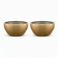 Pots de fleurs en PP émaillé bleu, style Japandi, mignons, décoratifs, pour l'intérieur et l'extérieur, jardin, décoration de la maison, légers, durables, en plastique