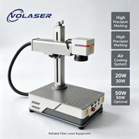 Máquina de Marcado Láser de Fibra Portátil, Mini Grabador de Metal de Escritorio, Dispositivo de Grabado de Materiales No Metálicos, Conexión USB, Control por USB, Refrigeración por Aire