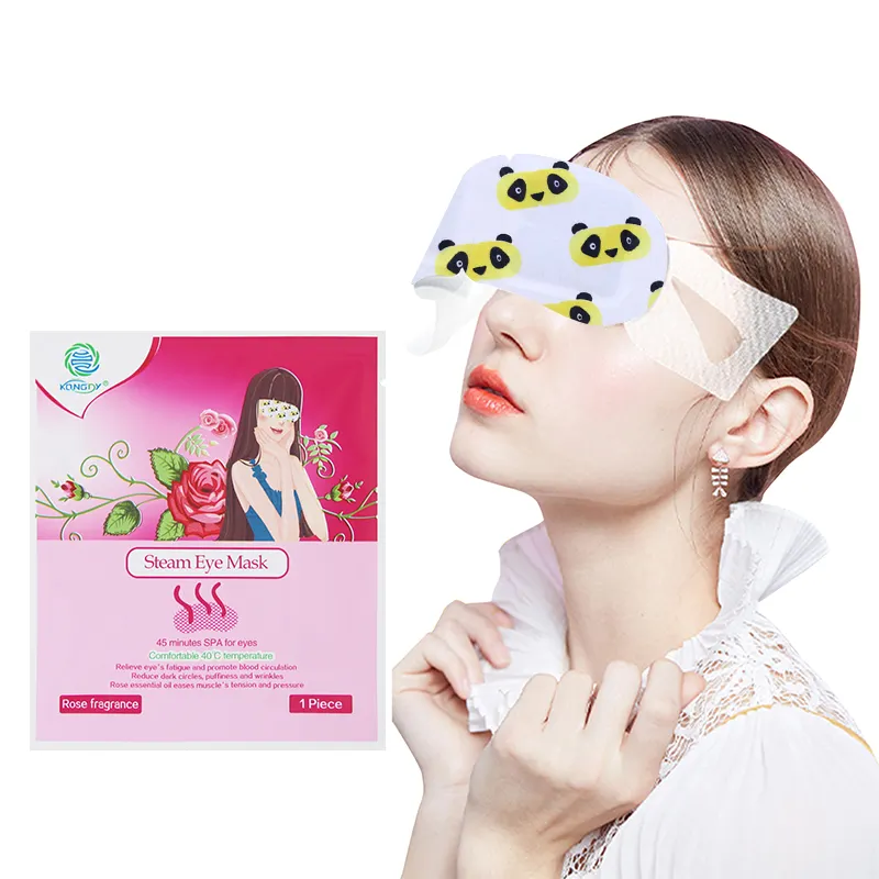 New design package more popular disposable heating steam eye masks for sleep