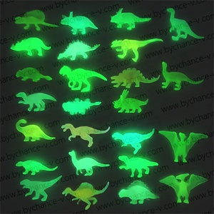 Figurines de dinosaures miniatures qui brillent dans <span class=keywords><strong>le</strong></span> noir, jouets lumineux en capsules pour distributeurs automatiques, remplisseurs de distributeurs de bonbons, prix de récompense pour parcs d'attractions - Product Image 2