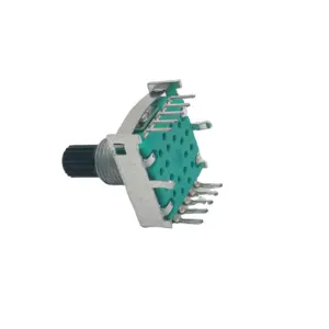 Interruptor rotativo RS17, interruptor rotativo multipolo CNC de 3, 4, 5, 6, 7, 8, 9 posiciones, audio para electrodomésticos pequeños