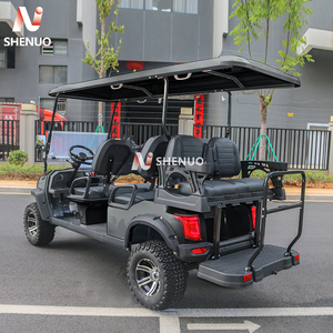 Tốt nhất bán điện tiện ích Câu lạc bộ xe 4 + 2 chỗ ngồi Golf <span class=keywords><strong>Buggy</strong></span> với 48V pin lithium Golf giỏ hàng - Product Image 2
