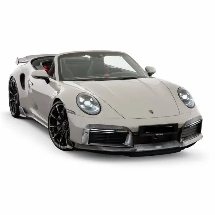 Body Kits Full Set Modified Real Dry Carbon Fiber Front Lip Spoiler Rear Diffuse Side Skirts For Porsche 911 992 Carrera