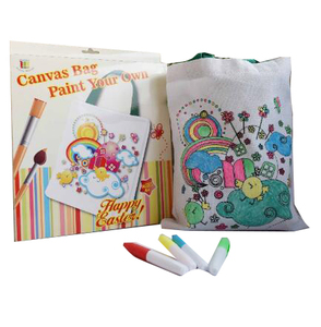 Sacs de courses en coton écologiques pour enfants, à personnaliser et à <span class=keywords><strong>colorier</strong></span> soi-même - Product Image 1
