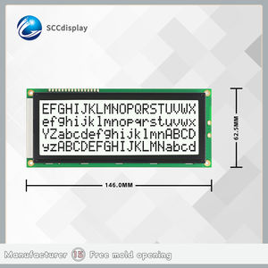Pantalla de matriz de puntos funcional <span class=keywords><strong>20X4</strong></span> Pantalla de caracteres LCD Cob positiva blanca de 2017 para la industria IIC/I2C LCM Display - Product Image 4