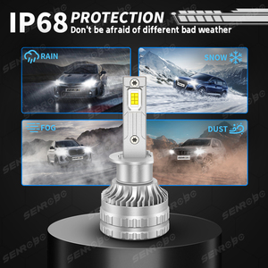 <span class=keywords><strong>R11</strong></span> Super brillante automotriz LED faros último diseño 6000K Color H1 H4 H7 H11 9005 9006 9012 coche LED bombillas ventilador - Product Image 5