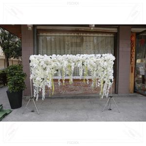 Decoración Artificial de Boda de Buena Calidad, Diseño de Rosas de Seda Artificiales, Flores Colgantes de Techo, Fondo de Pared para Bodas y Fiestas - Product Image 2