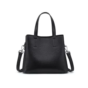Dainty office handbag simple women clutch purse cross body sling Litchi pattern hand bags ladies