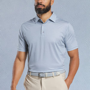 OEM/ODM polos à manches courtes en polyester doux surdimensionné décontracté de haute qualité logo personnalisé - Product Image 2