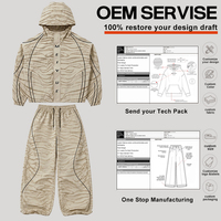Fabricant de vêtements ODM, faible MOQ, marque privée, survêtement imperméable en polyester et nylon avec fermeture éclair, fabrication de vêtements à partir d'un pack technique