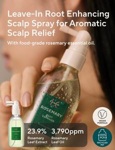 Soins capillaires en marque privée, traitement du cuir chevelu sec, pelliculaire et qui démange, activateur de croissance des racines, <span class=keywords><strong>spray</strong></span> à l'eau de romarin pour la croissance des <span class=keywords><strong>cheveux</strong></span> - Product Image 2