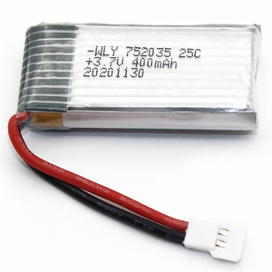 딥 사이클 고속 25C 3.7V 400mAh 702035 충전식 리튬 폴리머 배터리 - Product Image 5