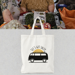 Sac fourre-tout en toile de coton recyclé, réutilisable, avec longue anse en ruban, personnalisable avec logo, idéal pour la plage ou comme cadeau, vente en gros - Product Image 4