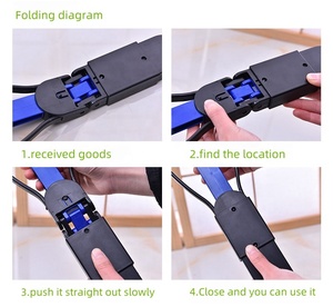 MMG-Cuchara para caca de perro, plegable, portátil, para exteriores, con mango largo y dispensador de bolsas para caca, superventas, hecha de plástico duradero - Product Image 3